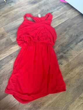 No Boundaries Bright Red Tank Dress